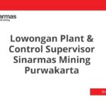 Lowongan Plant & Control Supervisor Sinarmas Mining Purwakarta