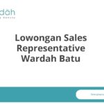 Lowongan Sales Representative Wardah Batu