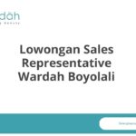 Lowongan Sales Representative Wardah Boyolali