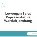 Lowongan Sales Representative Wardah Jombang