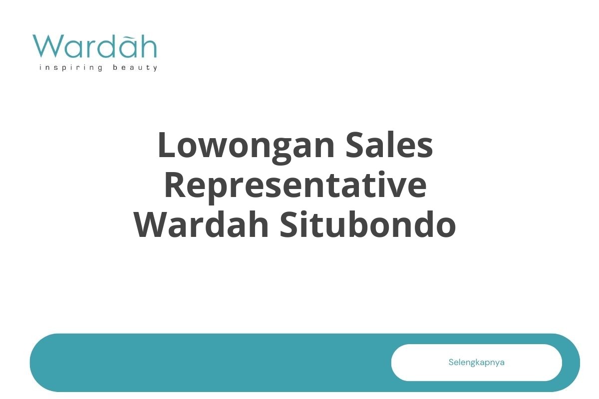 Lowongan Sales Representative Wardah Situbondo