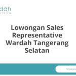 Lowongan Sales Representative Wardah Tangerang Selatan