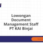 Lowongan Document Management Staff PT KAI Binjai