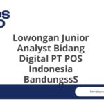 Lowongan Junior Analyst Bidang Digital PT POS Indonesia BandungssS