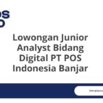 Lowongan Junior Analyst Bidang Digital PT POS Indonesia Banjar