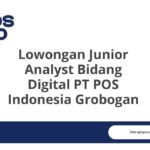 Lowongan Junior Analyst Bidang Digital PT POS Indonesia Grobogan