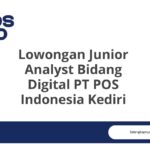 Lowongan Junior Analyst Bidang Digital PT POS Indonesia Kediri