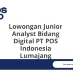 Lowongan Junior Analyst Bidang Digital PT POS Indonesia Lumajang