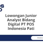 Lowongan Junior Analyst Bidang Digital PT POS Indonesia Pati