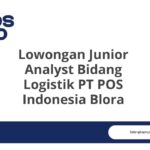 Lowongan Junior Analyst Bidang Logistik PT POS Indonesia Blora