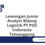 Lowongan Junior Analyst Bidang Logistik PT POS Indonesia Temanggung