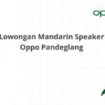 Lowongan Mandarin Speaker Oppo Pandeglang