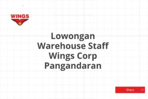 Lowongan Warehouse Staff Wings Corp Pangandaran